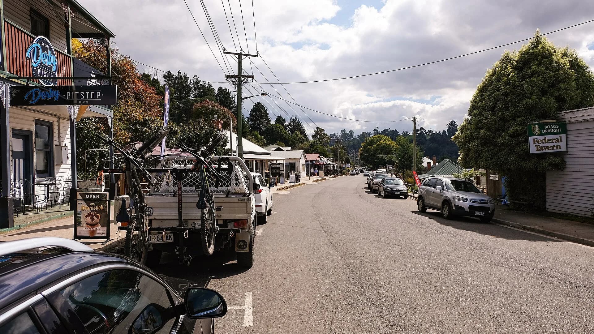 Main Street in nearby Derby