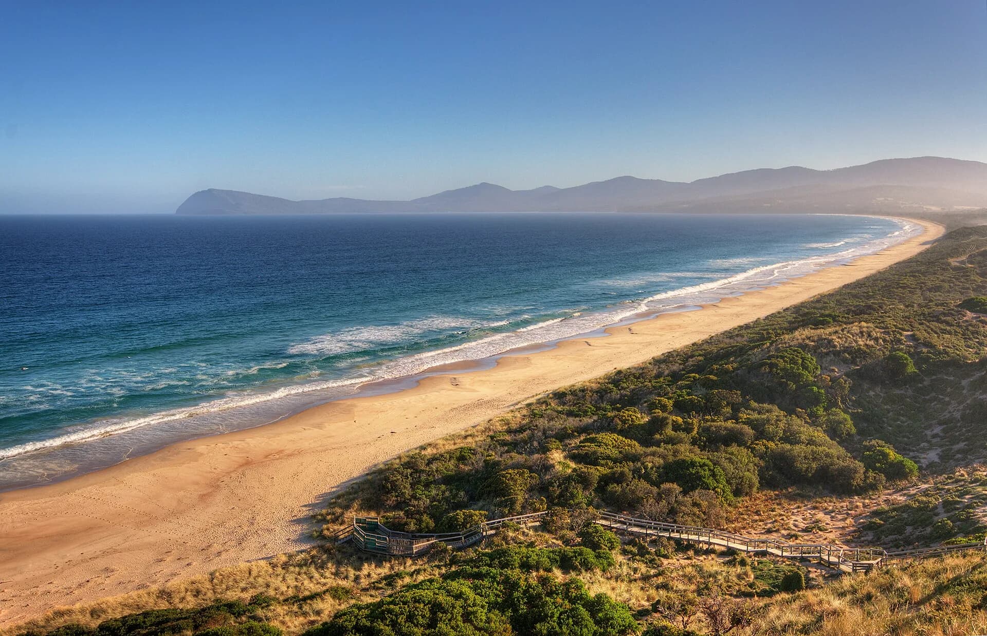Adventure Bay on Bruny Island