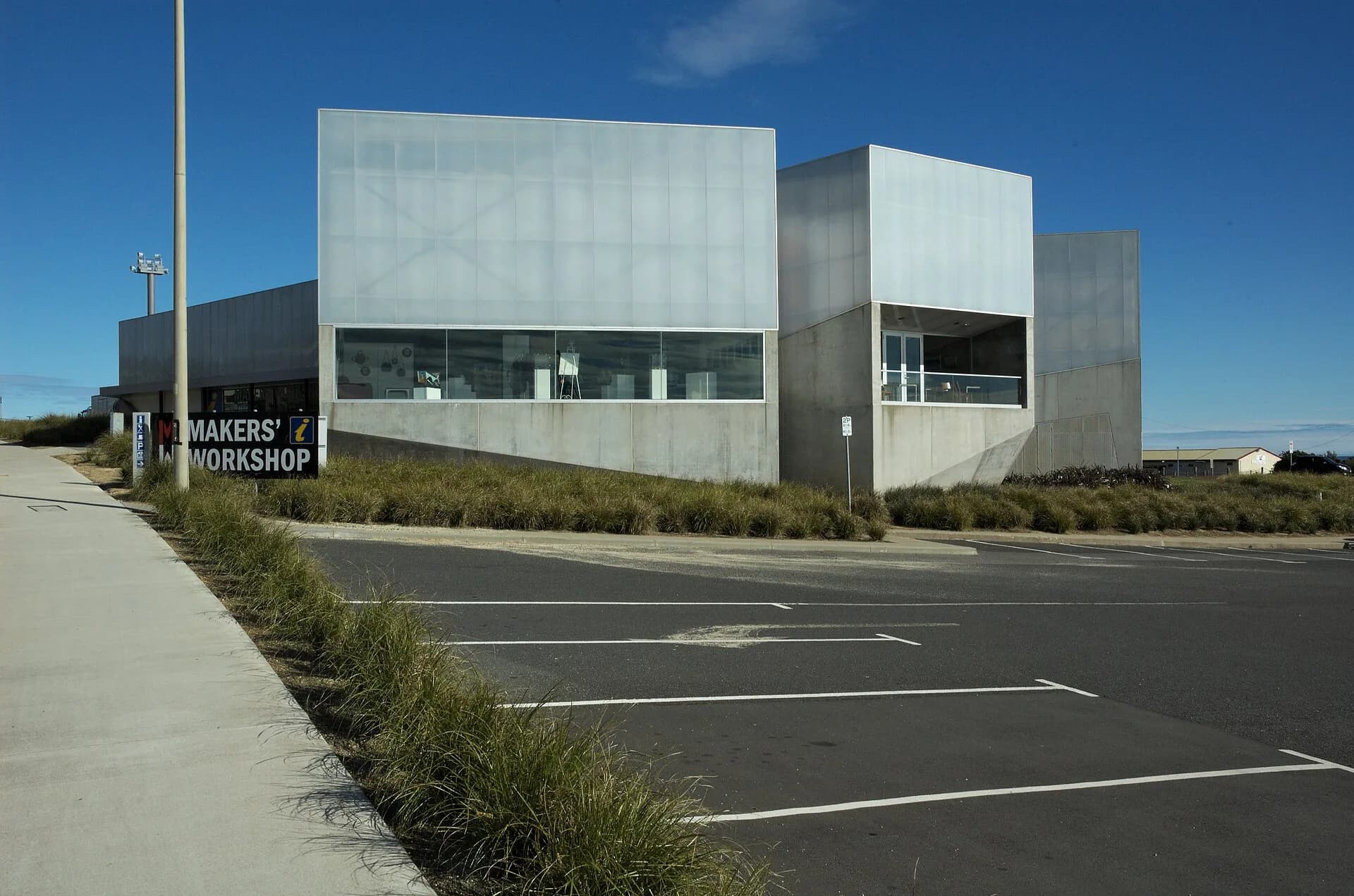 Makers Workshop building on Burnie’s waterfront