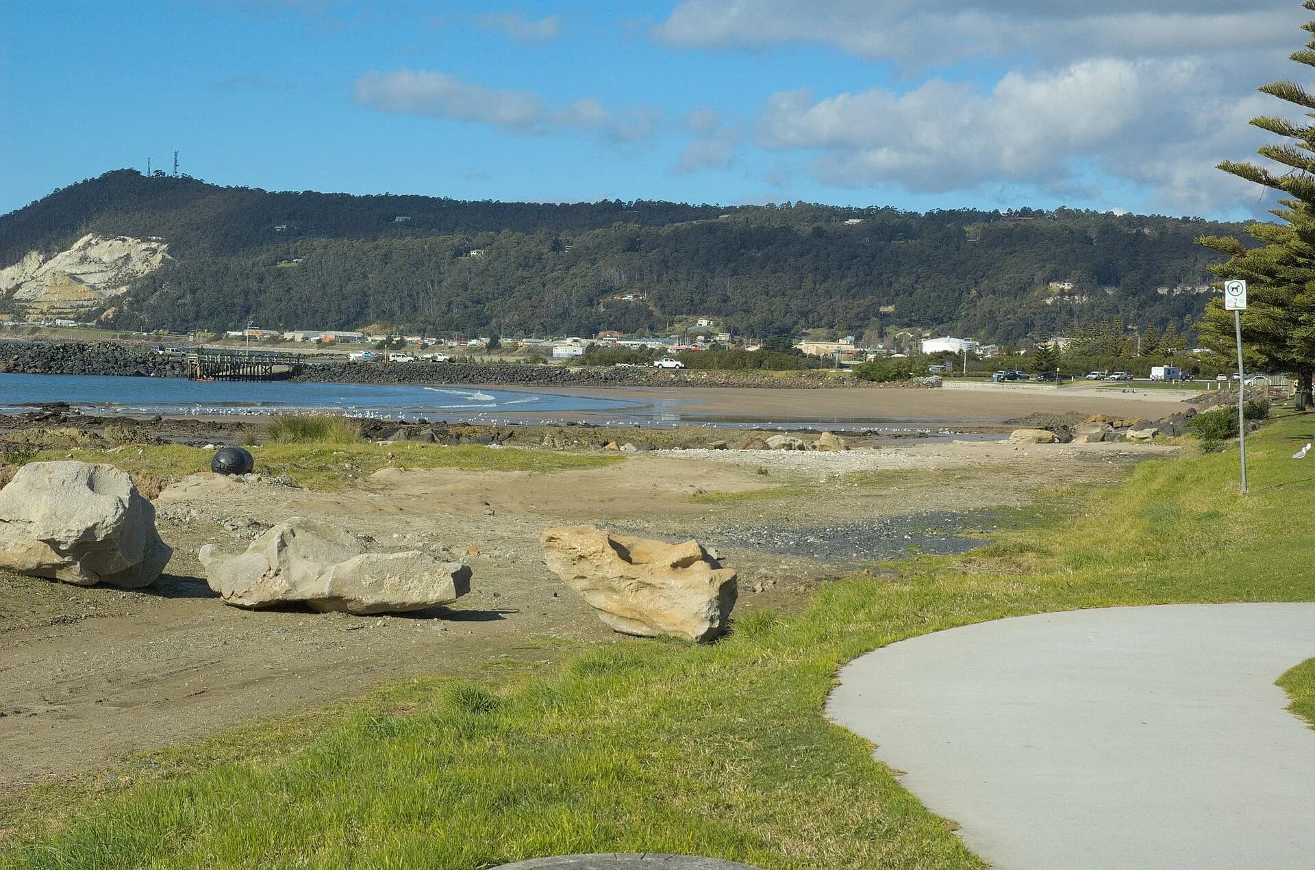 Bass Strait beach on Tasmania’s north-west coast