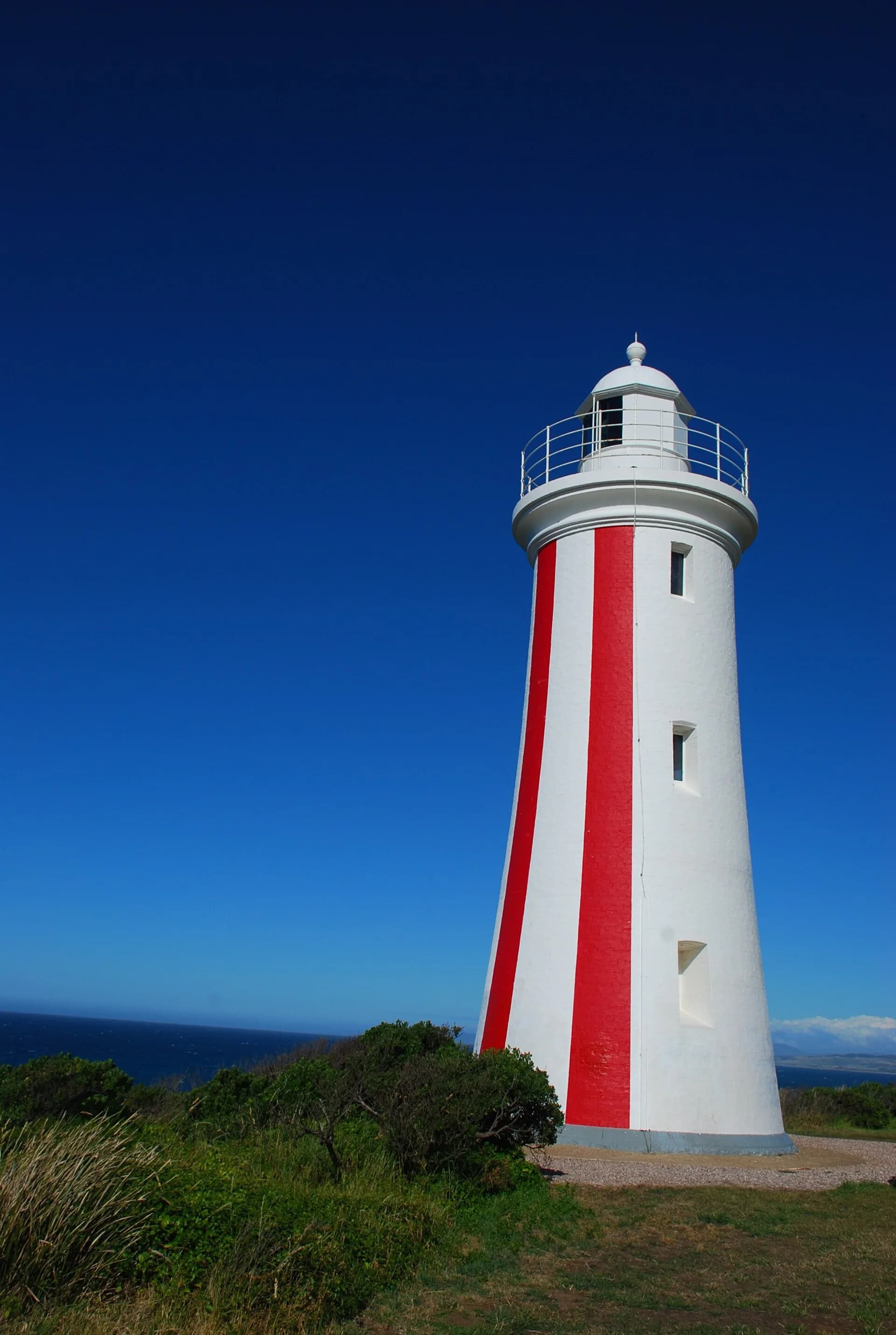 Mersey Bluff lighthouse overlooking the Devonport coast