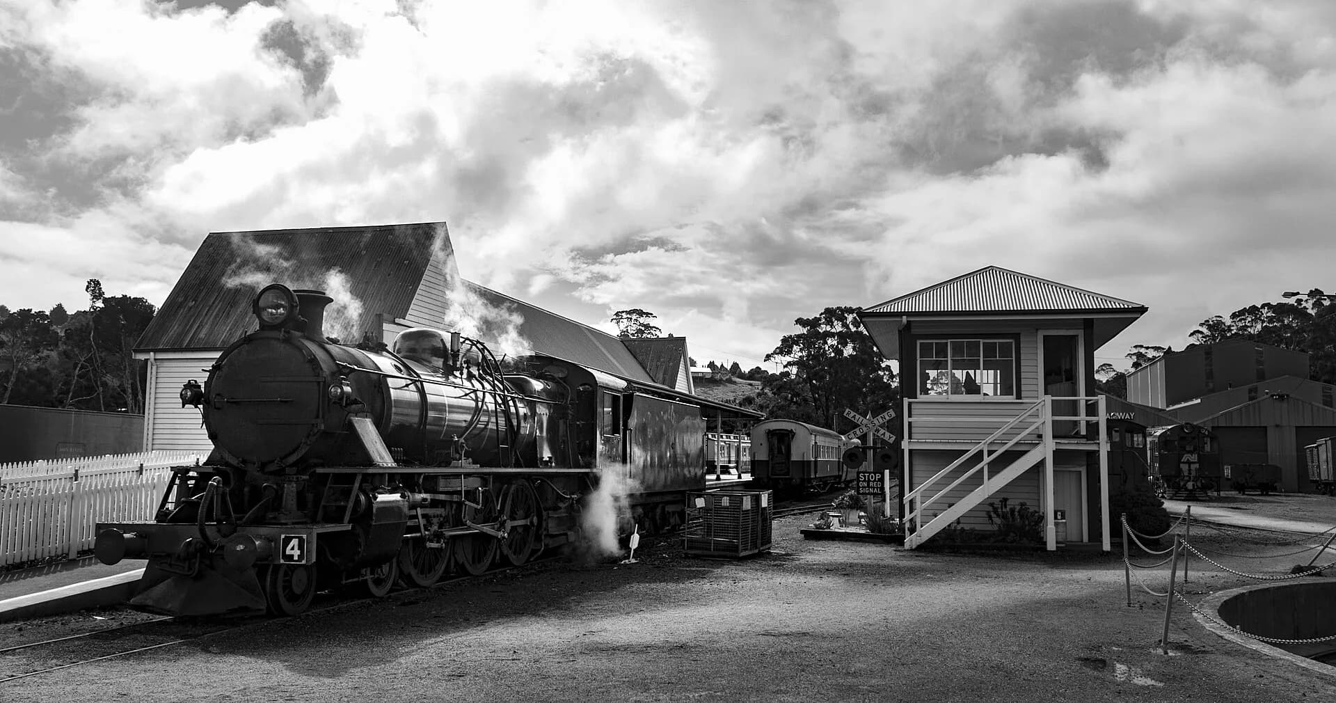 Tasmanian Government Railways M class locomotive M4 at Don