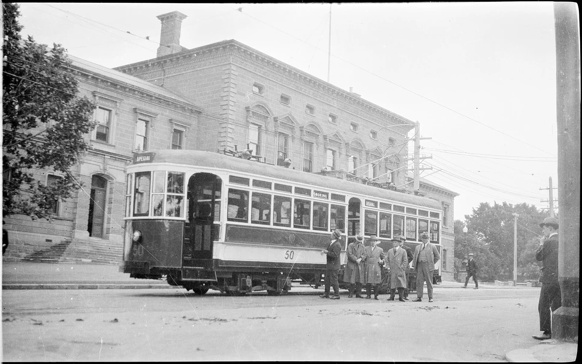 Historic Macquarie Street and Hobart civic buildings