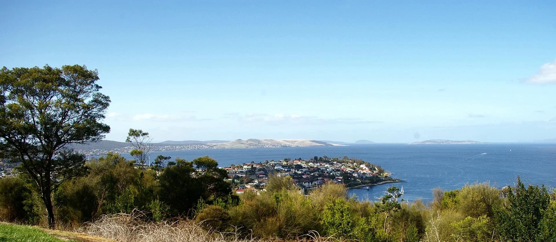 River Derwent and Hobart seen from Rosny and Bellerive