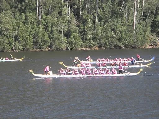 Recreation on downstream Lake Barrington