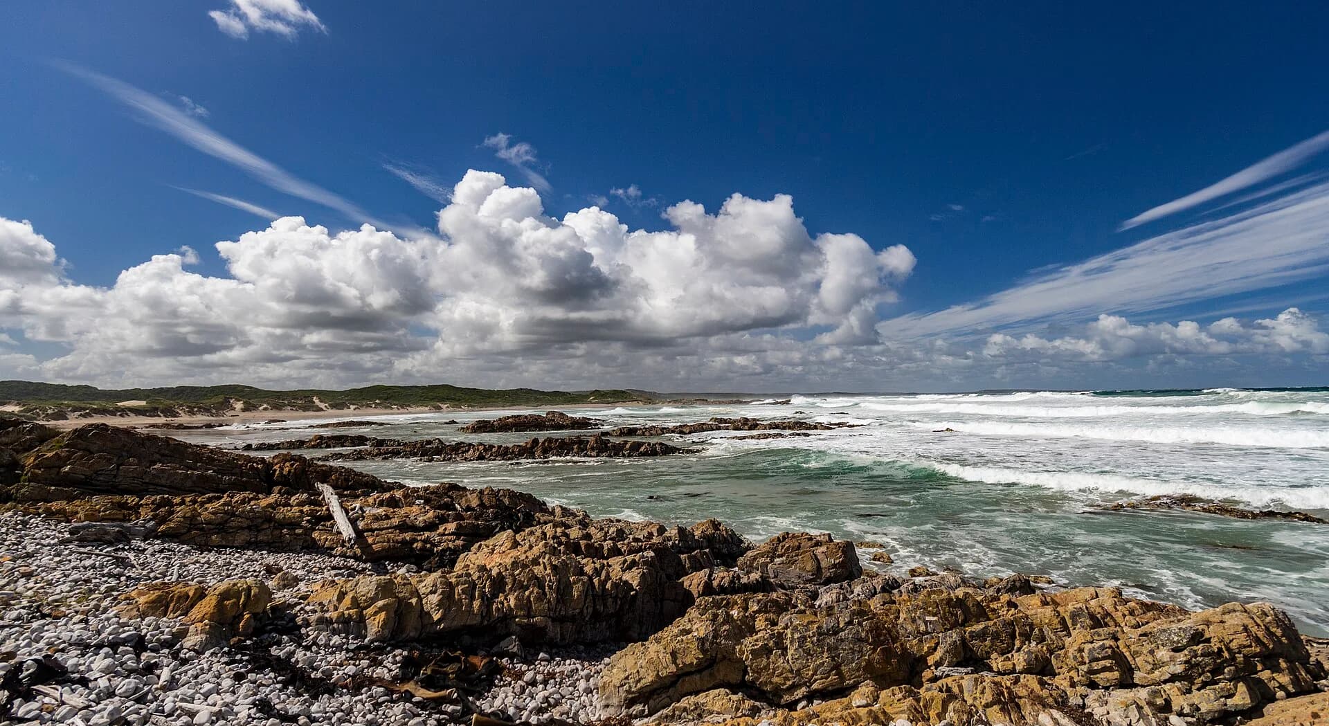 Lighthouse Beach on Tasmania’s far north-west coast