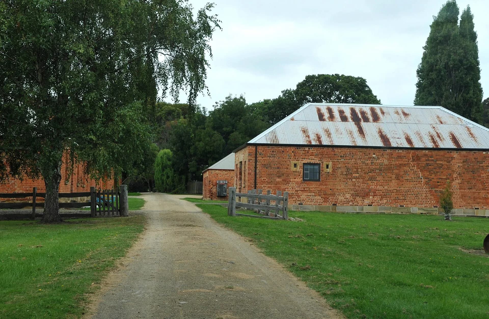Historic building associated with a convict station on Norfolk Bay