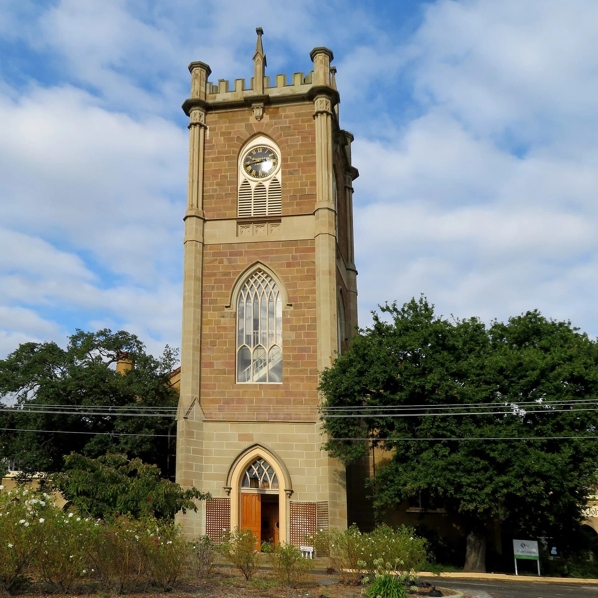 St John’s Anglican Church at the former Orphan Schools site in New Town