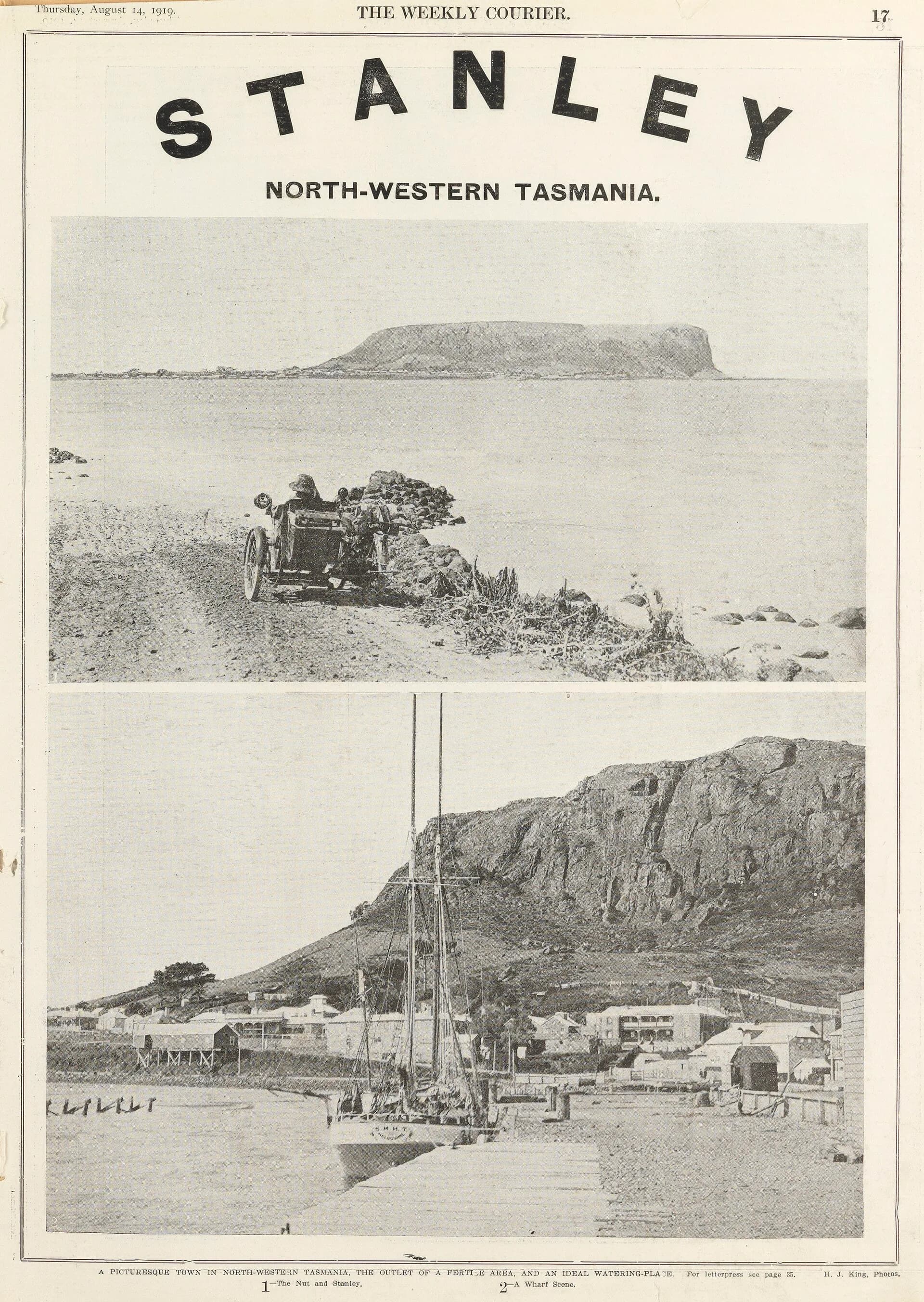 Stanley township photographed in 1919