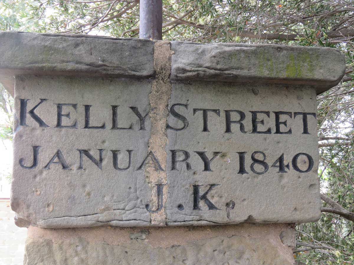 Kelly Street sign