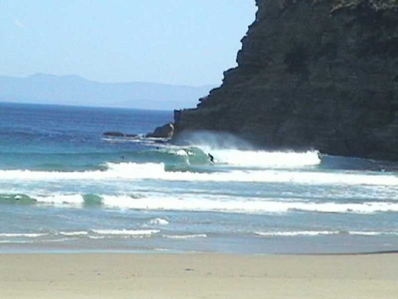 Surfing in Tasmania