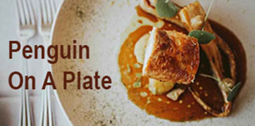 Penguin On A Plate